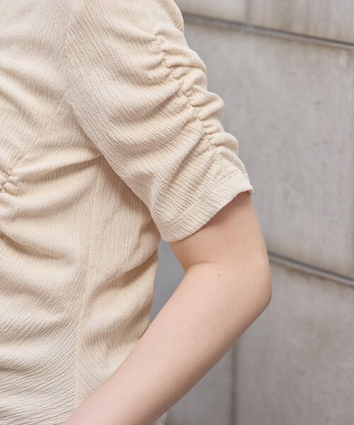 gemeil tシャツ 半袖 シャーリングトップス(IF-330) レディース 