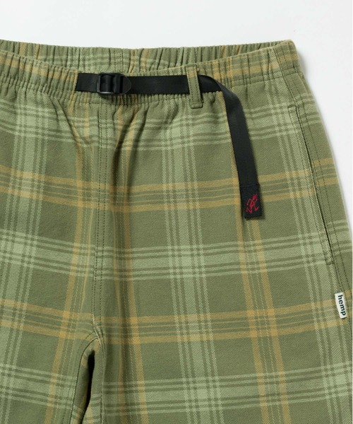 Gramicci（グラミチ） ワイドパンツ パンツ HEMP G-SHORT PLAID