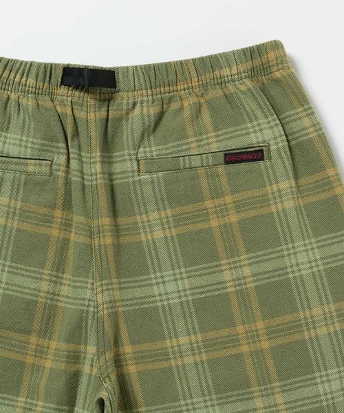 Gramicci（グラミチ） ワイドパンツ パンツ HEMP G-SHORT PLAID