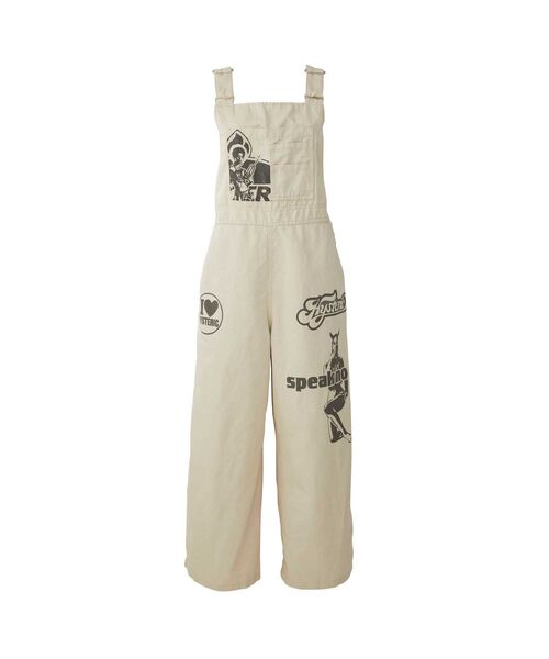 「HYSTERIC GLAMOUR」 オーバーオール SMALL ホワイト レディースの画像