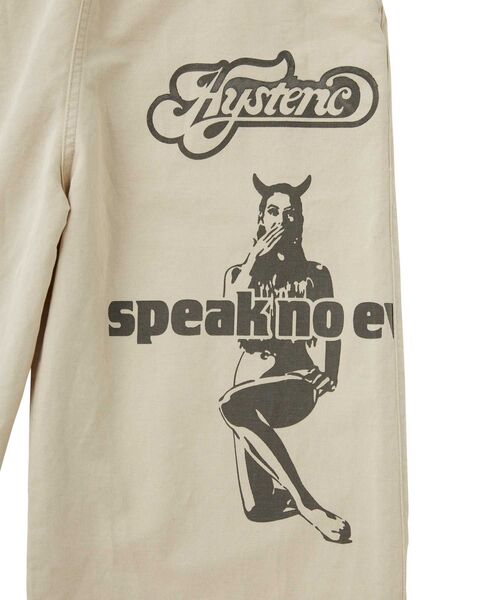 「HYSTERIC GLAMOUR」 オーバーオール SMALL ホワイト レディースの画像
