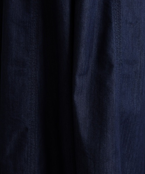 「studio CLIP」 デニムパンツ LARGE インディゴブルー レディース_画像6