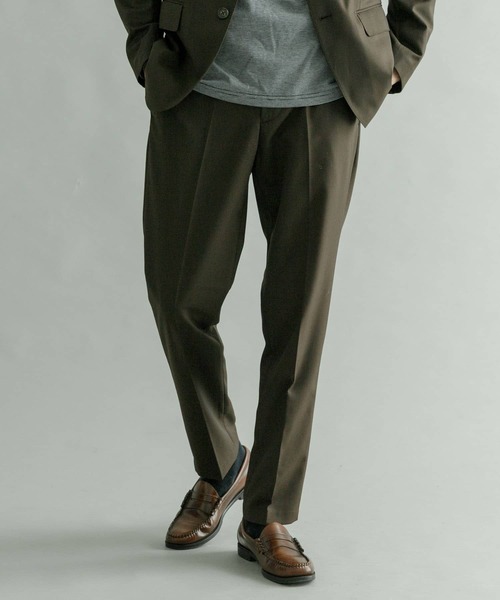 「URBAN RESEARCH」 スラックス SMALL ネイビー メンズの画像