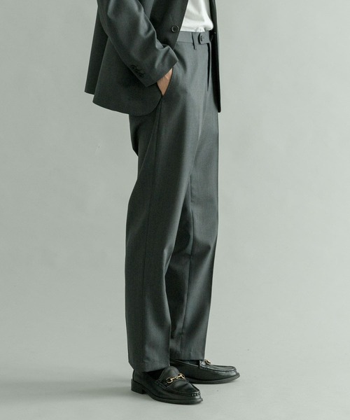 「URBAN RESEARCH」 スラックス SMALL ネイビー メンズの画像
