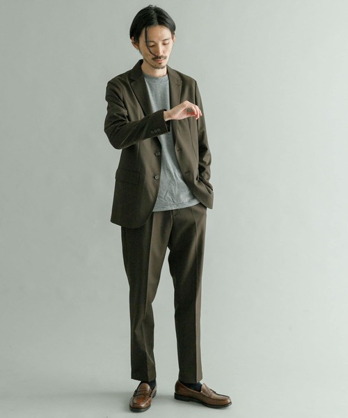 「URBAN RESEARCH」 スラックス SMALL ネイビー メンズの画像