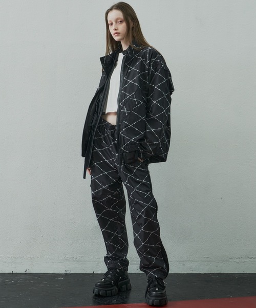 「AIVER」 ジャケット MEDIUM レッド メンズの画像