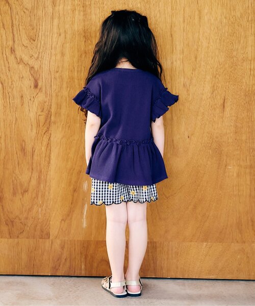 apres les cours（アプレレクール） パンツ 「リンク」フラワー