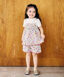 パンツ 「リンク」フラワースカラップショートパ...の詳細画像3