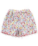 パンツ 「リンク」フラワースカラップショートパ...の詳細画像2