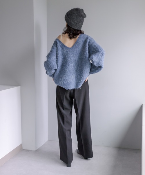 「mystic」 パンツ 2 チャコールグレー レディース_画像3