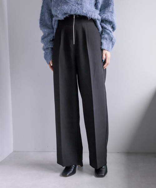 「mystic」 パンツ 2 チャコールグレー レディース_画像4