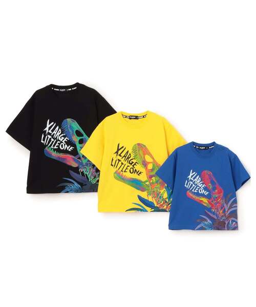 XLARGE KIDS（エクストララージ キッズ） tシャツ トロピカル恐竜 半袖