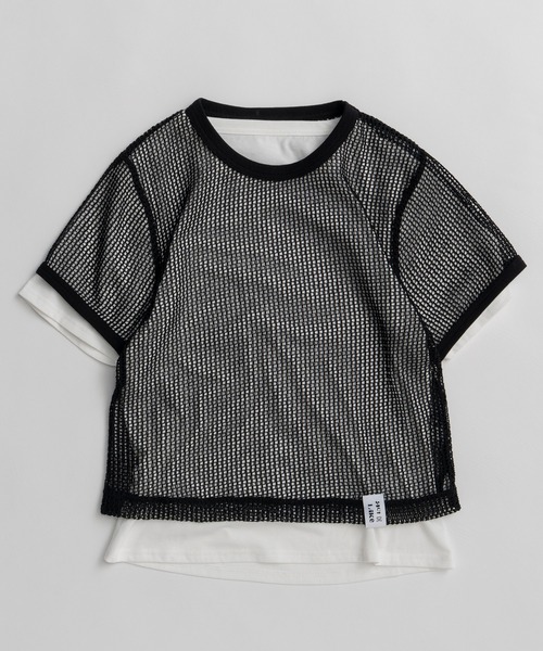 MAISON SPECIAL（メゾンスペシャル） tシャツ Mesh Layered T-Shirt