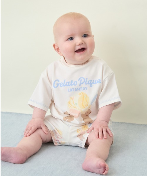 gelato pique（ジェラートピケ） ベビー 「BABY」「接触冷感」アイス