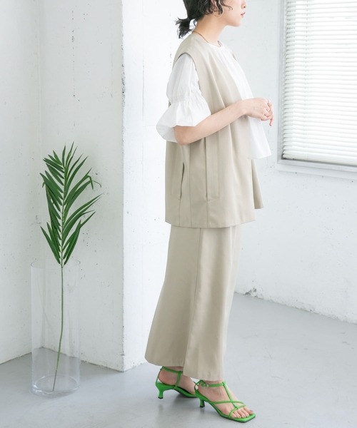 「KBF」 セットアップ ONE ベージュ レディース_画像5