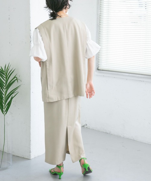 「KBF」 セットアップ ONE ベージュ レディース_画像6