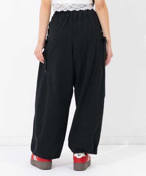 ワイドパンツ パンツ スピンドル スウェット バレルパンツ（別売りSETUP） キッズ 子供服 女の子の画像