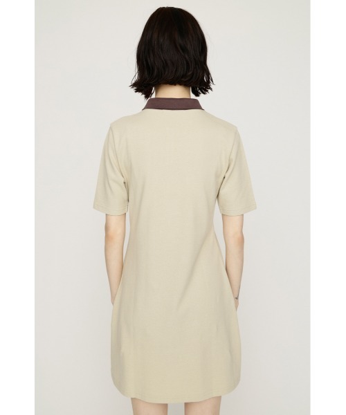 SLY（スライ） ワンピース BI COLOR COLLAR S/OP バイカラーカラー