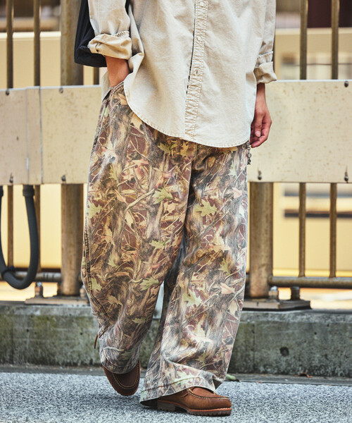 NAUTICA 迷彩柄 パンツ Lサイズ NAUTICA（ノーティカ） パンツ MEDIUM ブラウン メンズ : ZOZOTOWN