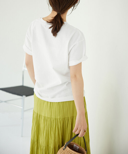 「SLOBE IENA」 半袖Tシャツ FREE ブラウン レディース_画像8