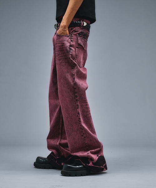 ANDER HUNK ジーンズ Assort Overdyed Flare Denim/アソートオーバー