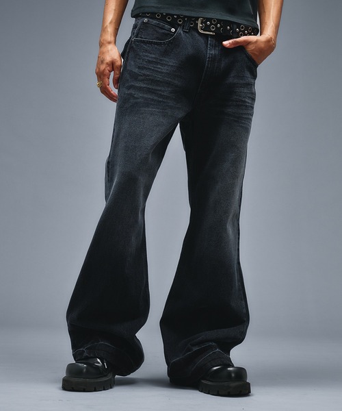 ANDER HUNK ジーンズ Assort Overdyed Flare Denim/アソートオーバー