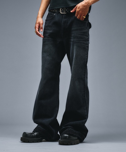ANDER HUNK ジーンズ Assort Overdyed Flare Denim/アソートオーバー