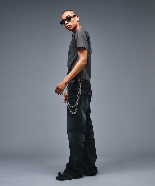 ANDER HUNK ジーンズ Assort Overdyed Flare Denim/アソートオーバー