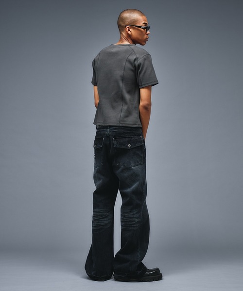 ANDER HUNK ジーンズ Assort Overdyed Flare Denim/アソートオーバー