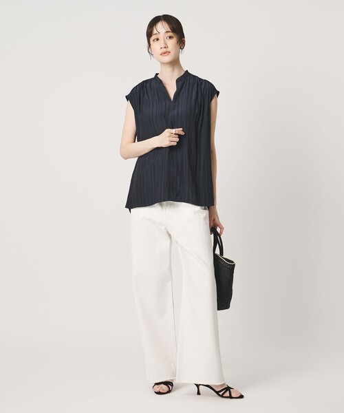 タグ付　ユナイテッドアローズ　フレンチスリーブ ブラウス UNITED ARROWS（ユナイテッドアローズ） ブラウス シャツ 半袖 Spiree