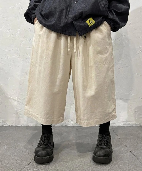 児島新鮮組 イージーハーフパンツ フリーサイズ ブラック パンツ 児島新鮮組 / BIG BLUB SHORTS メンズ : ZOZOTOWN Yahoo!店