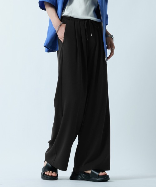 ワイドパンツ スラックス メンズの画像