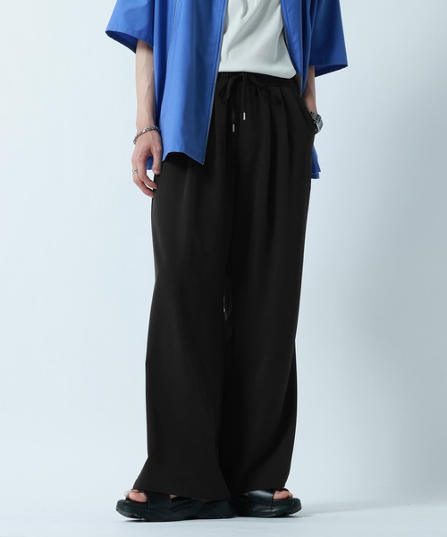 ワイドパンツ スラックス メンズの画像