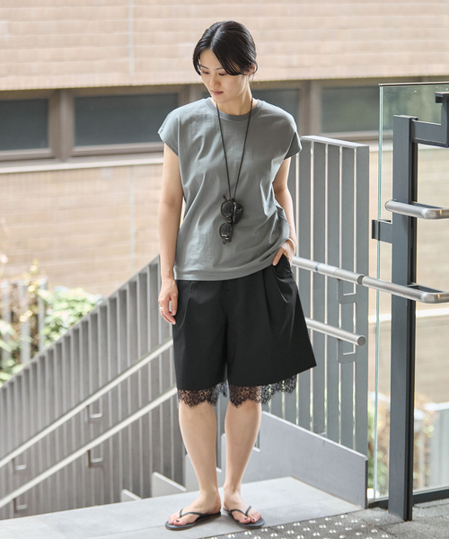 IENA（イエナ） ペチパンツ ワイドパンツ ハーフパンツ パンツ 短パン