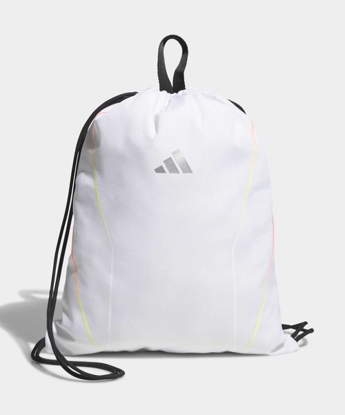 【新品】 アディダス　厚手ナップサック　白　ホワイト adidasナップサック（色：ホワイト系）の商品一覧 通販 - Yahoo