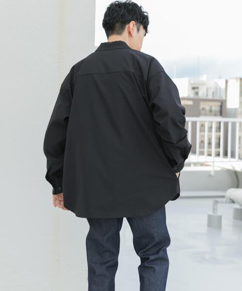 「URBAN RESEARCH ROSSO MEN」 長袖シャツ MEDIUM ブラック メンズ_画像5