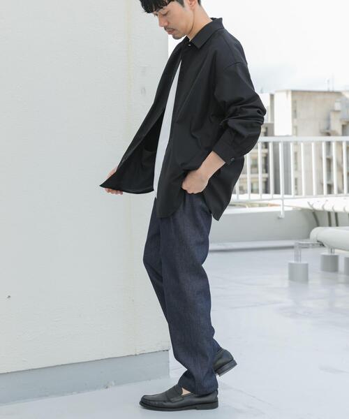 「URBAN RESEARCH ROSSO MEN」 長袖シャツ MEDIUM ブラック メンズ_画像8