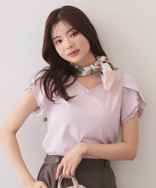 index（インデックス） tシャツ 半袖 「接触冷感／UVケア」ハート