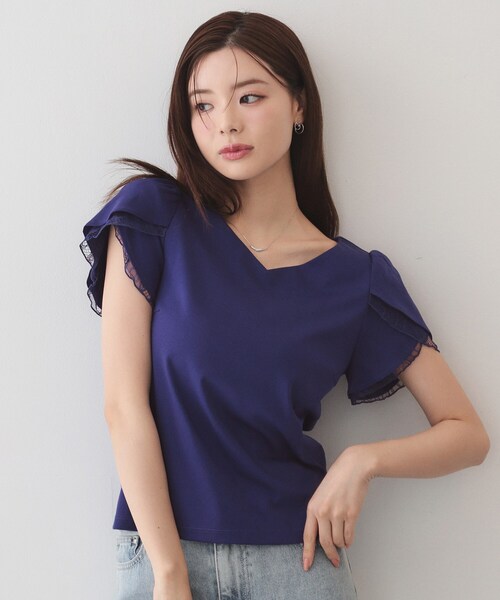index（インデックス） tシャツ 半袖 「接触冷感／UVケア」ハート
