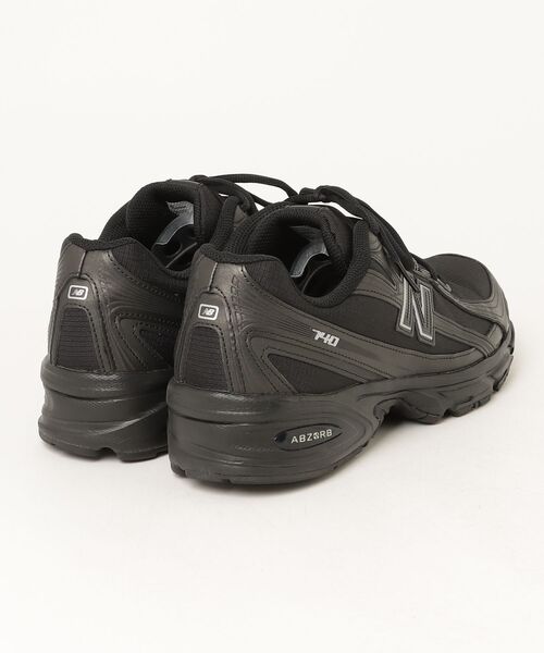 「New Balance」 ローカットスニーカー 27.5cm ブラック レディース_画像2