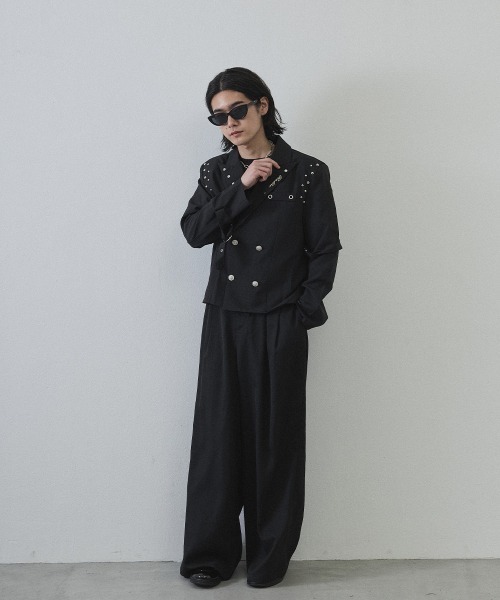 Shoowtime（ショウタイム） ジャケット テーラードジャケット Studded 
