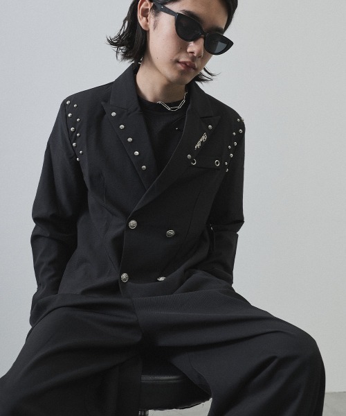 Shoowtime（ショウタイム） ジャケット テーラードジャケット Studded 