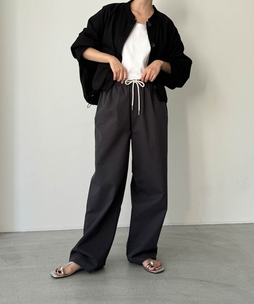 「CANAL JEAN」 「El mar」ノーカラージャケット ONE SIZE ホワイト レディース_画像7
