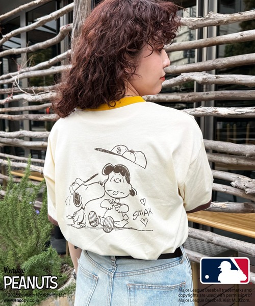 「DOUBLE NAME」 半袖Tシャツ FREE ブラウン系その他2 レディース_画像2