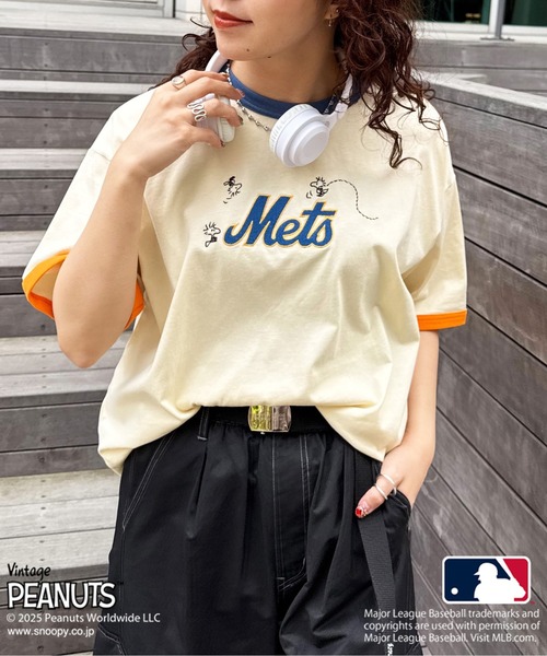 「DOUBLE NAME」 半袖Tシャツ FREE ブラウン系その他2 レディース_画像9