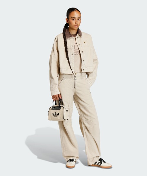adidas（アディダス） デニムジャケット gジャン キャンバス トラック 
