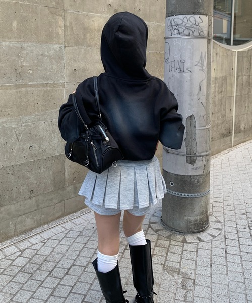 「lilful」 「lilful」ジップアップパーカー F ピンク レディース_画像8