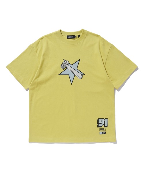 「XLARGE」 半袖Tシャツ L イエロー メンズ_画像4