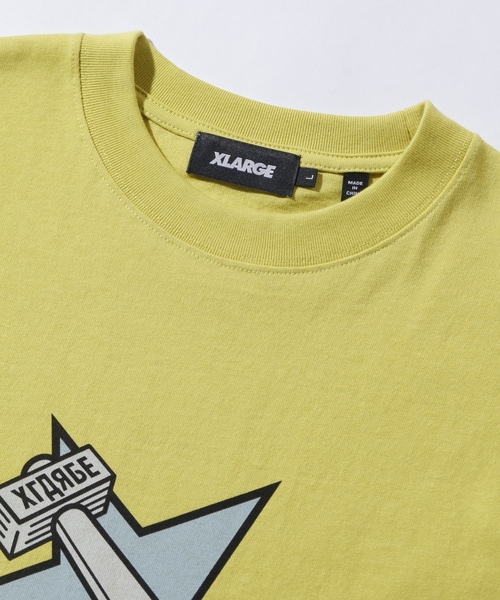 「XLARGE」 半袖Tシャツ L イエロー メンズ_画像5
