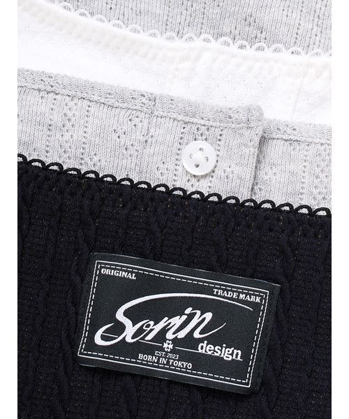 SORIN（ソリン） キャミソール Cable 3 Layers camisole / ケーブル3